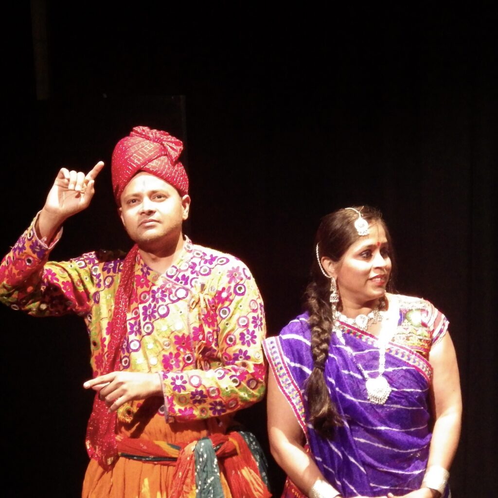 Creative performers at the annual South Asian theatre mela in Parramatta